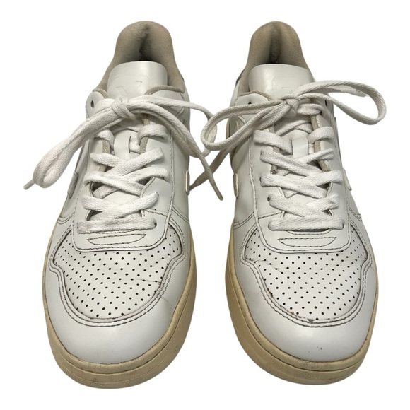 Veja V10 White Leather Casual Sneakers Women’s 38 - Picture 4 of 15